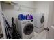 Convenient laundry room with a full size washer and dryer at 8744 N Aspen Way, McCordsville, IN 46055