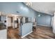 Bright kitchen featuring stainless steel appliances, granite countertops, and an open layout at 9705 Shasta Dr, Fishers, IN 46038