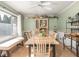Eat-in dining area offering a large bright window, a spacious table, and comfortable seating at 1035 N Audubon Rd, Indianapolis, IN 46219