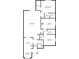 Detailed floor plan showcasing the layout, dimensions, and spatial relationships of each room in the home at 10949 Harness Way, Indianapolis, IN 46239