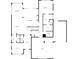 Detailed floor plan of the home's main level featuring kitchen, living room, bedrooms, office, garage, and dining area at 11640 Ansley Ct, Zionsville, IN 46077