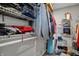 Organized walk-in closet with shelving, hanging rods, and ample storage space for clothes and accessories at 12030 Driftstone Dr, Fishers, IN 46037