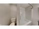 Bathroom featuring modern toilet and tub at 12334 Buckley Blvd, Indianapolis, IN 46229