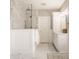 Modern bathroom with walk-in shower, stylish vanity, and sleek design at 12813 Chapel Square St, Carmel, IN 46032