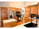 Modern kitchen with stainless steel appliances, an island, and wooden cabinets at 13116 N Departure W Blvd, Camby, IN 46113