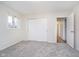This bedroom provides generous floor space and storage at 1313 Roseway Dr, Indianapolis, IN 46219