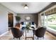 Bright living room featuring stylish furnishings and a large window at 1320 Bittersweet Dr, Greenfield, IN 46140