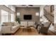 Cozy living room featuring neutral tones, stylish furnishings, and abundant natural light at 1395 Chatham Hills Blvd, Westfield, IN 46074