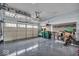Garage has epoxy floors, storage and an overhead rack at 16060 Barringer Ct, Westfield, IN 46074