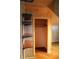 This closet space features ample room for storage and has shelving attached to the exterior walls at 1700 S Perdieu Rd, Muncie, IN 47302