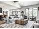 Comfortable living room featuring a stylish sofa, modern furnishings, and an inviting atmosphere at 2428 S Morgantown Rd, Greenwood, IN 46143