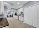Spacious finished basement featuring a countertop, white cabinets, and versatile space at 2468 Wyndham S Pl, Columbus, IN 47203