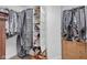 Walk-in closet providing plenty of storage space for clothes, shoes, and accessories at 2468 Wyndham S Pl, Columbus, IN 47203