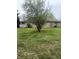 Lush backyard featuring a brick home with a wooden deck, surrounded by mature trees and a green lawn at 2690 Trailridge Ct, Martinsville, IN 46151