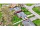 Neighborhood aerial view with neat lawns, mature trees, and well-kept homes at 2828 N Moreland Ave, Indianapolis, IN 46222