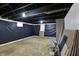 A view of the unfinished basement ready for future customization and improvements at 2828 N Moreland Ave, Indianapolis, IN 46222