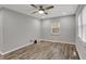 Bright, neutrally decorated bedroom showcasing modern floors and ample space at 2828 N Moreland Ave, Indianapolis, IN 46222