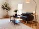 Comfortable living room with contemporary furnishings, natural light, and a cozy atmosphere at 414 Glendale Dr, Columbus, IN 47201