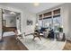 Comfortable living room with large windows, stylish furniture, and an open layout at 434 E New York St, Indianapolis, IN 46202