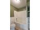 Full bathroom with bathtub and shower combination with tile flooring and built-in shelving at 4743 Little Hurricane Rd, Martinsville, IN 46151