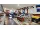 Large finished basement area with space for recreation and relaxation at 5440 Maplewood Dr, Indianapolis, IN 46224