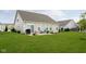 Spacious backyard with well-maintained lawn and patio area perfect for outdoor entertaining and relaxation at 5875 Mill Haven Way, Noblesville, IN 46062