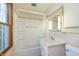 Full bathroom featuring a shower-tub combo and a window at 5913 W Maple Dr, Frankton, IN 46044