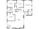 Detailed floor plan showcasing the layout of the upper level, including bedrooms, baths, and living spaces at 5913 W Maple Dr, Frankton, IN 46044