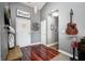 Tasteful entryway features decor, storage, and flows to the rest of the house at 6431 Meadowpond Way, Indianapolis, IN 46235