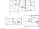 Complete floorplan of the home with first floor, second floor, and basement layouts at 7609 Camby Rd, Indianapolis, IN 46113