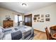 Relaxing bedroom with carpet, natural light, and wall-mounted decor at 920 Mellowood Dr, Indianapolis, IN 46217