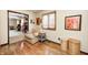 Comfortable living room with hardwood floors, a window, and a cozy armchair at 920 Mellowood Dr, Indianapolis, IN 46217