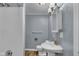 Clean bathroom with a shower and sink at 953 N Oakland Ave, Indianapolis, IN 46201