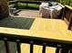 New wooden back deck offering a nice outdoor space at 1030 Pamela Dr, Plainfield, IN 46168