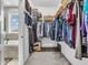 Walk-in closet in main bathroom area provides ample storage at 10603 Hinterland Dr, Fishers, IN 46038