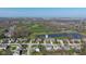 Wide aerial of home, near golf course, pond and a well-established neighborhood at 11050 Midnight Pass, Fishers, IN 46037
