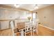 Dining area featuring a built in bar and modern decor, perfect for Gathering meals and entertaining at 16371 State Road 38 E, Noblesville, IN 46060