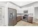 Kitchen featuring stainless steel appliances, granite countertops, and modern cabinetry at 2006 Lexington Ave, Indianapolis, IN 46203