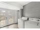 Functional laundry area with modern appliances and easy access to the outdoors at 2006 Lexington Ave, Indianapolis, IN 46203