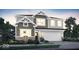 Charming two-story home showcasing a well-manicured lawn, complemented by a two-car garage and inviting facade at 2230 Hemlock Cir, Greenfield, IN 46140