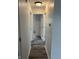 Hallway view with modern flooring leading to various rooms, creating a bright and inviting space at 265 Bittersweet Dr, Whiteland, IN 46184