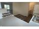 A bright kitchen offers ample counter space, modern appliances, and convenient access to laundry at 265 Bittersweet Dr, Whiteland, IN 46184