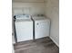 This laundry room features a washer and dryer at 265 Bittersweet Dr, Whiteland, IN 46184