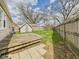 Backyard with a wooden deck and shed at 2920 Lincoln St, Anderson, IN 46016