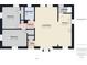 Second floor plan with room dimensions at 2920 Lincoln St, Anderson, IN 46016
