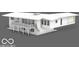 Modern home with clean lines, balcony, large windows, and a side-entry garage creating an inviting facade at 315 Sunset Dr, Columbus, IN 47201
