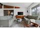 Bright living room featuring modern furniture, large windows, and an open floor plan at 315 Sunset Dr, Columbus, IN 47201