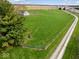Large grassy backyard, surrounded by fencing and trees, providing a vast outdoor space for recreation at 3308 S 600 E Rd, Waldron, IN 46182