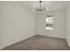 Bedroom featuring a modern light fixture and a window view of the outdoors at 4941 Oak Hill Dr, Lebanon, IN 46052
