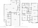 Home layout featuring kitchens, living room, bedrooms, bathrooms, and garage at 4941 Oak Hill Dr, Lebanon, IN 46052